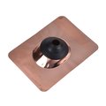 Oatey 3 x 11 x 14.5 in. Bronze Copper Rectangle Roof Flashing 5992276